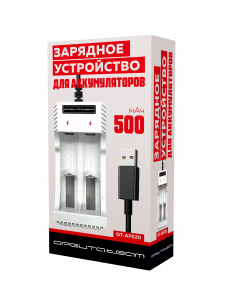 Зарядное устройство для аккумуляторов АА/ААА на 2 слота Орбита OT-APZ20